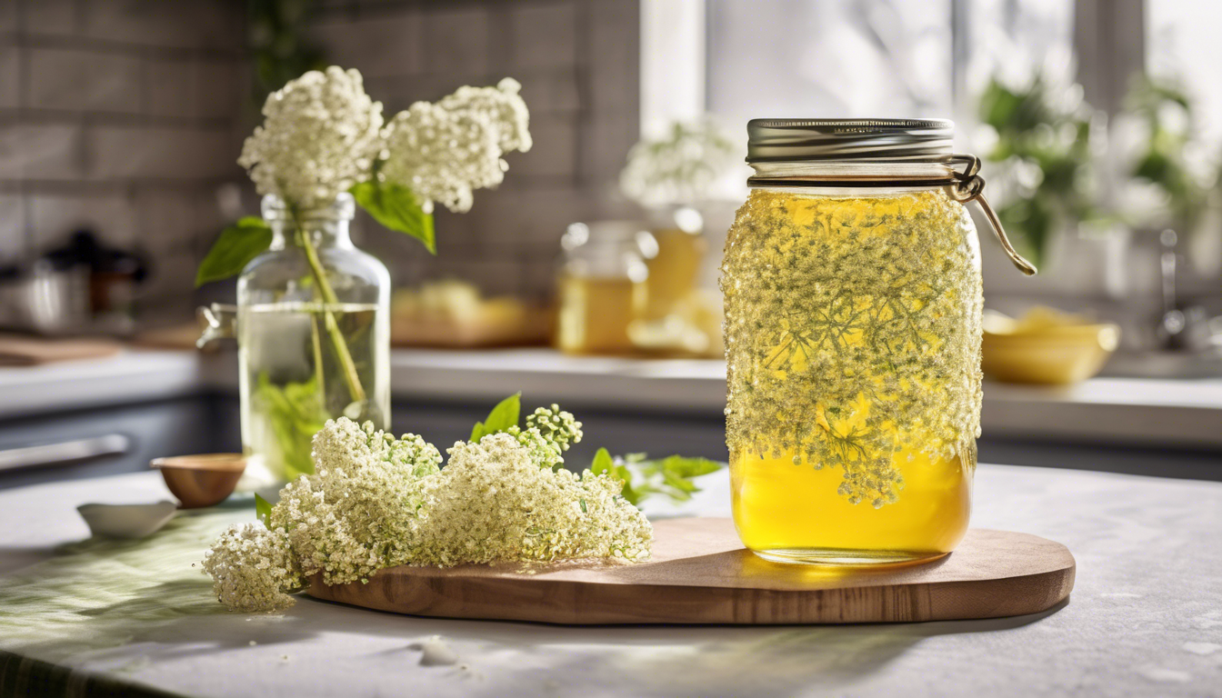 entdecken sie, wie sie holunderblütensirup ganz einfach selbst zubereiten können. tauchen sie ein in die welt der aromatischen getränke und genießen sie den einzigartigen geschmack dieser blühenden köstlichkeit!