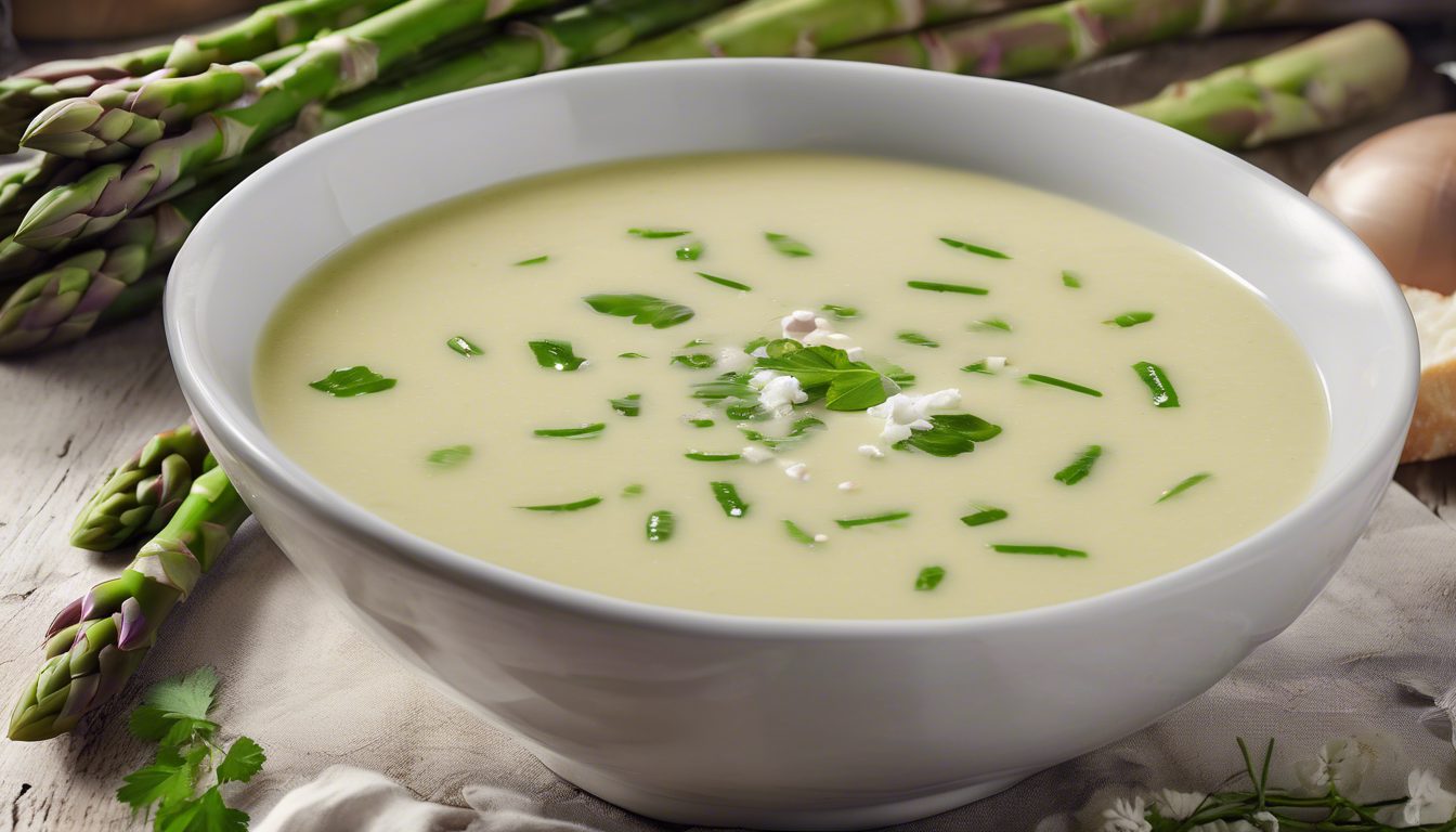 entdecken sie unser einfaches und leckeres rezept für spargelcremesuppe – das perfekte frühlingsgericht. frischer spargel, cremige konsistenz und aromatische zutaten machen diese suppe zu einer wahren delikatesse. genießen sie den frühling in jeder löffel!