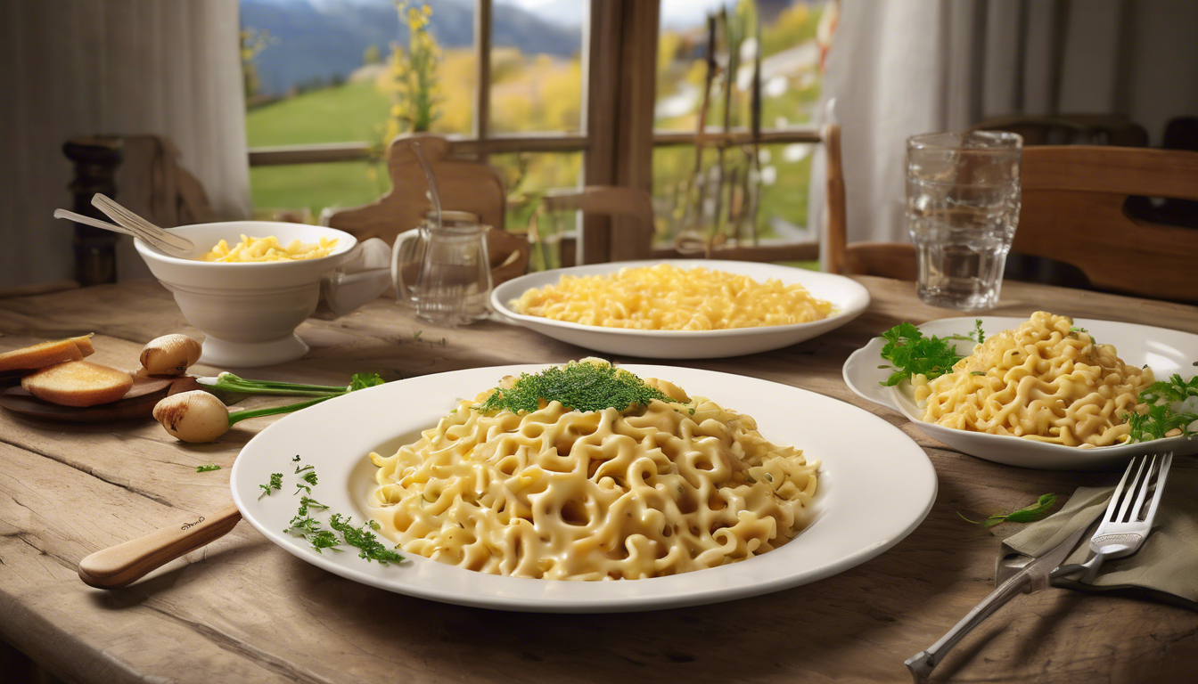 entdecken sie das köstliche vorarlberger käse-spätzle rezept! mit dieser detaillierten anleitung zaubern sie die perfekte kombination aus weich-nudligen spätzle und aromatischem käse, die ihren gaumen verwöhnen wird. ideal für ein herzhaftes essen zu hause!