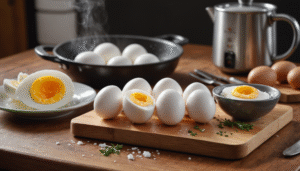 entdecken sie, wie sie mit unserem einfachen rezept perfekte hartgekochte eier zubereiten. tipps für die ideale kochzeit und geschmackvolle ergebnisse – schritt für schritt erklärt.